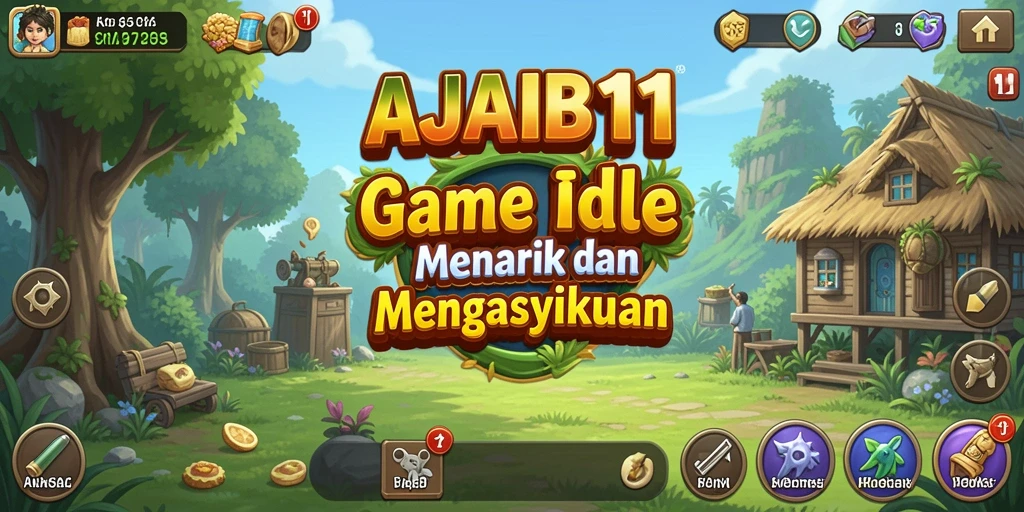Tampilan gameplay menarik dan interaktif dari AJAIB11.