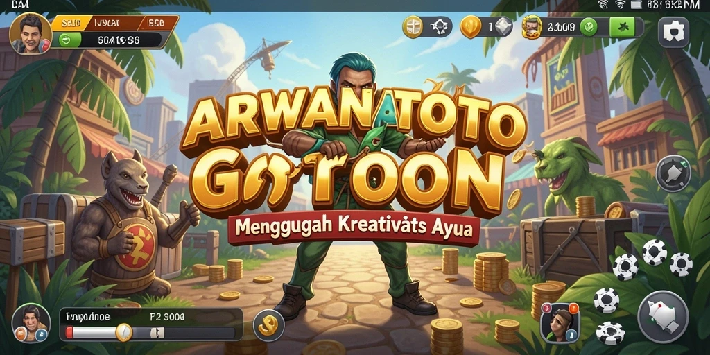 Tampilan gameplay ARWANATOTO yang menarik dan interaktif.