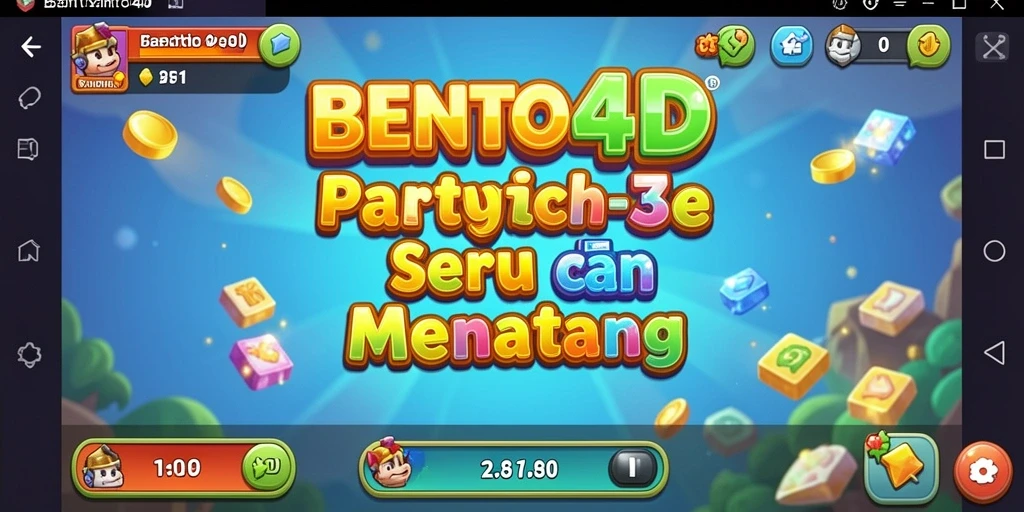 Tampilan gameplay seru dan menantang dalam BENTO4D.