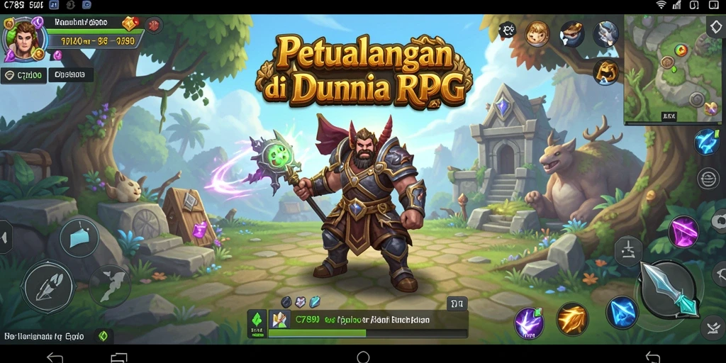 Tangkapan layar gameplay C7890 menampilkan pertarungan seru dan karakter yang menawan.