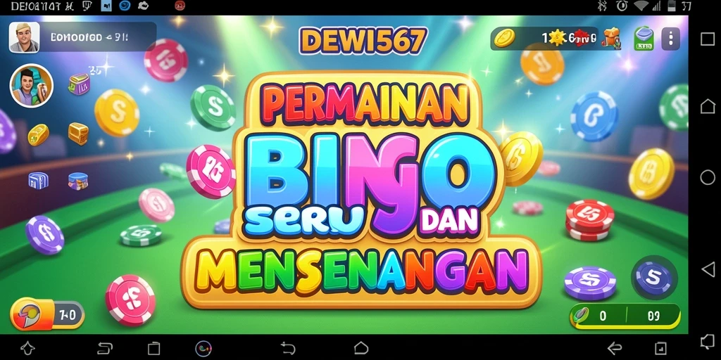 Tampilan gameplay Bingo yang menarik dan penuh warna.