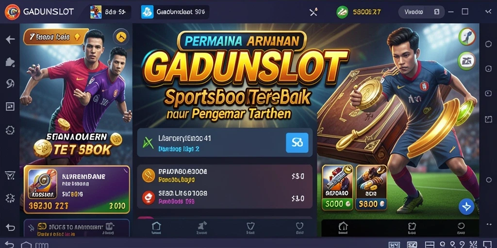 Tampilan gameplay GADUNSLOT yang menarik dan interaktif.