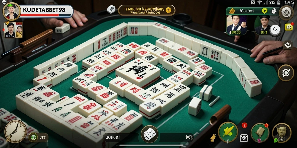 Tampilan menarik dari gameplay KUDETABET98 yang menonjolkan Mahjong.