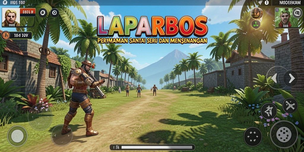 Tampilan gameplay LAPARBOS yang menarik dan penuh tantangan.