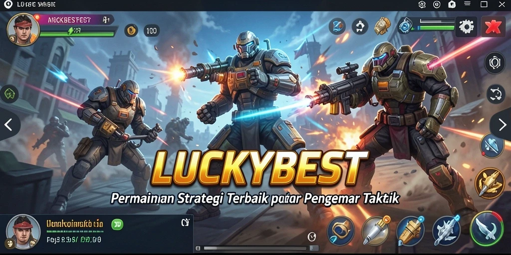 Tampilan gameplay <strong>LUCKYBEST</strong> yang strategis dan mendebarkan.