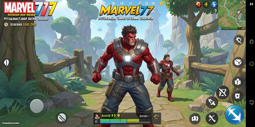 Tangkapan layar dari gameplay terbuka MARVEL77 yang imersif.