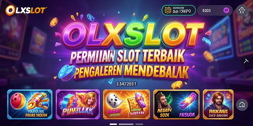 Tampilan menarik dari OLXSLOT dengan gameplay Slot yang mendebarkan.