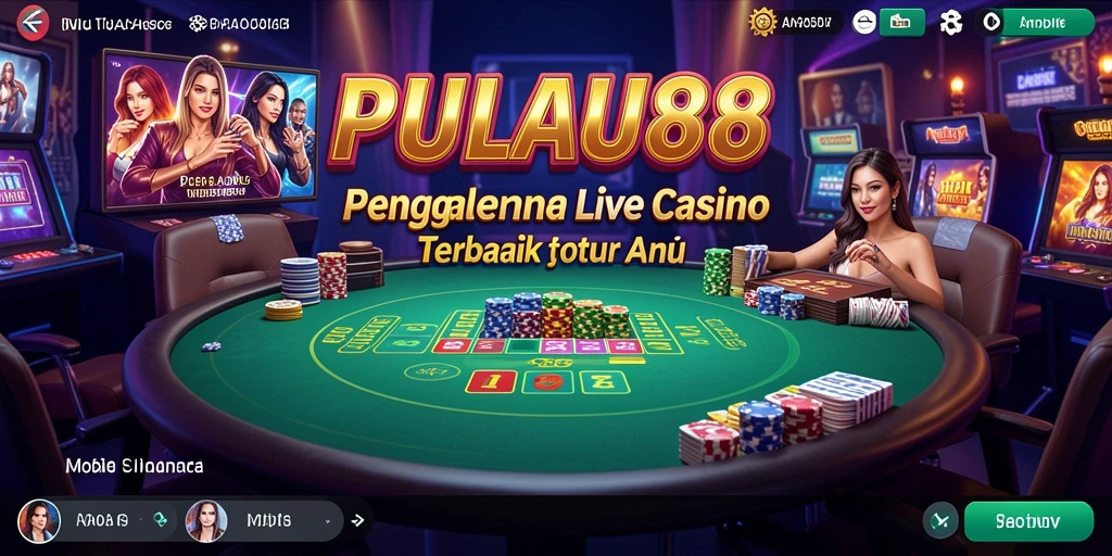 Gameplay mendebarkan di PULAU88 dengan dealer langsung dan interaksi langsung.