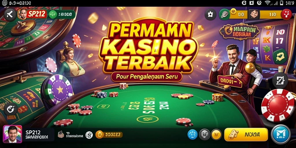 Tampilan gameplay Kasino yang seru dan menarik di SP212.