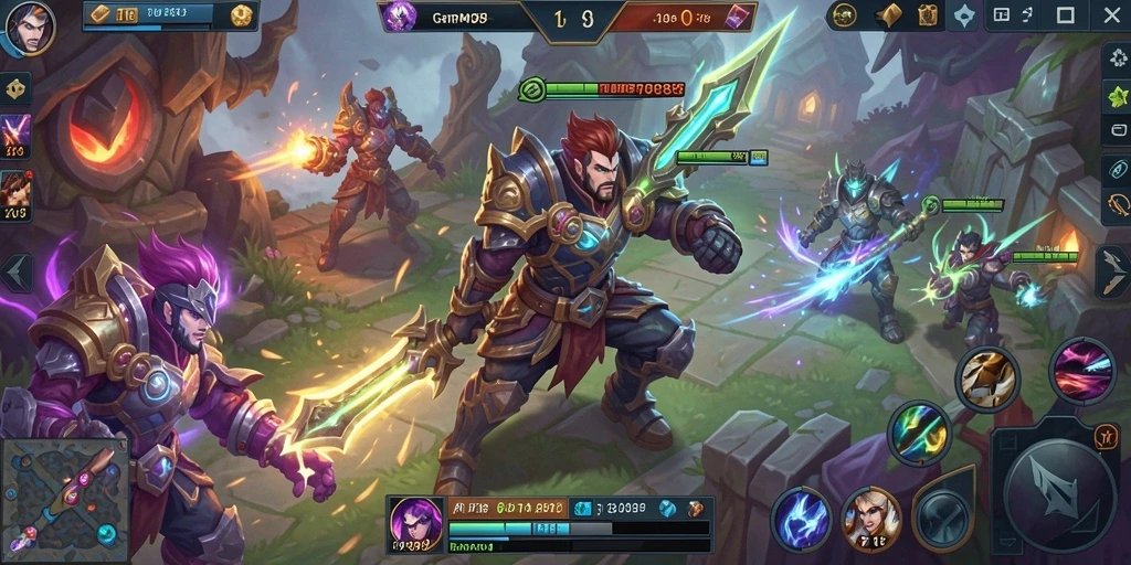Tampilan screenshot gameplay TURBO88 yang menampilkan pertarungan seru dan taktis.