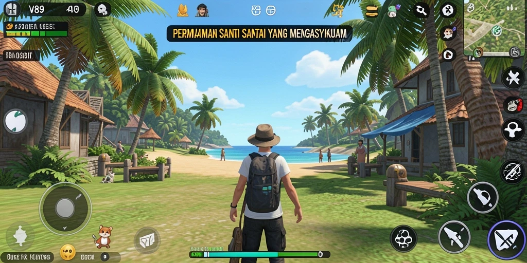 Tangkapan layar V89 menampilkan gameplay seru dan menarik.