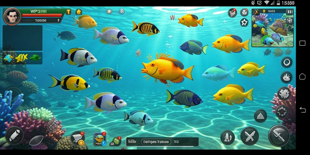Tangkapan layar dari gameplay WP888 Tembak Ikan yang seru.